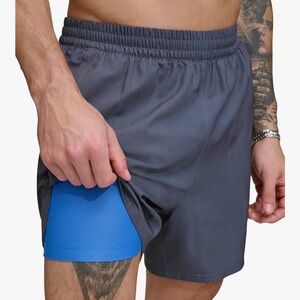 M74 NWT DKNY Mens Stretch Quick Dry UPF 40+ Protection Swim Trunk - Size: XXL